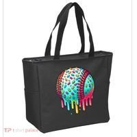 Ice Cream Drip Baseball Stuff Baseball Drip For Boy Graphic  Tote Bag thumb 2