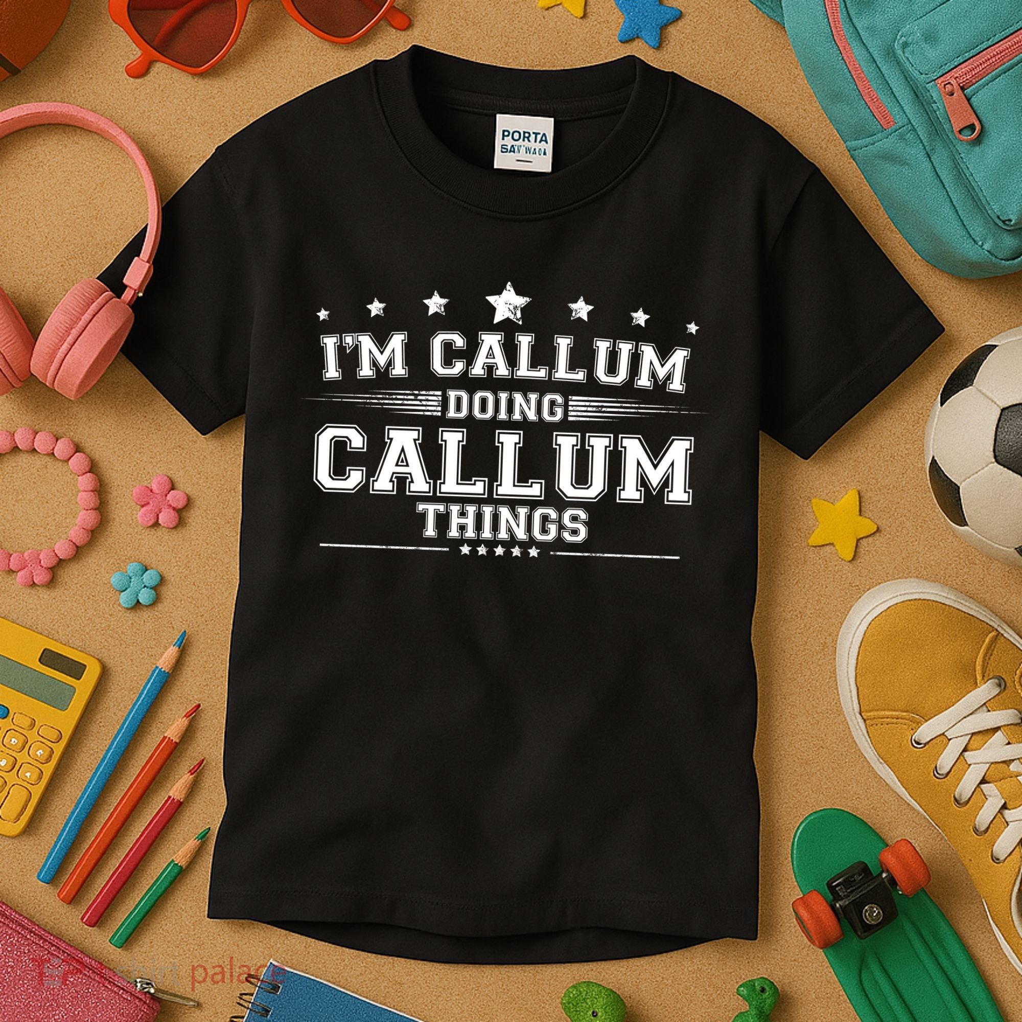 Im Callum Doing Callum Things Kids T-Shirt