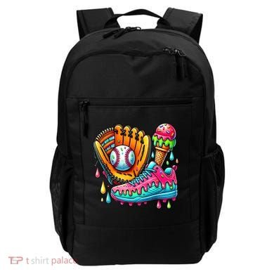 Ice Cream Drip Baseball Stuff Baseball Drip For Boy Backpack