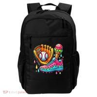 Ice Cream Drip Baseball Stuff Baseball Drip For Boy Backpack thumb 0