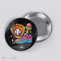 Ice Cream Drip Baseball Stuff Baseball Drip For Boy Button thumb 0