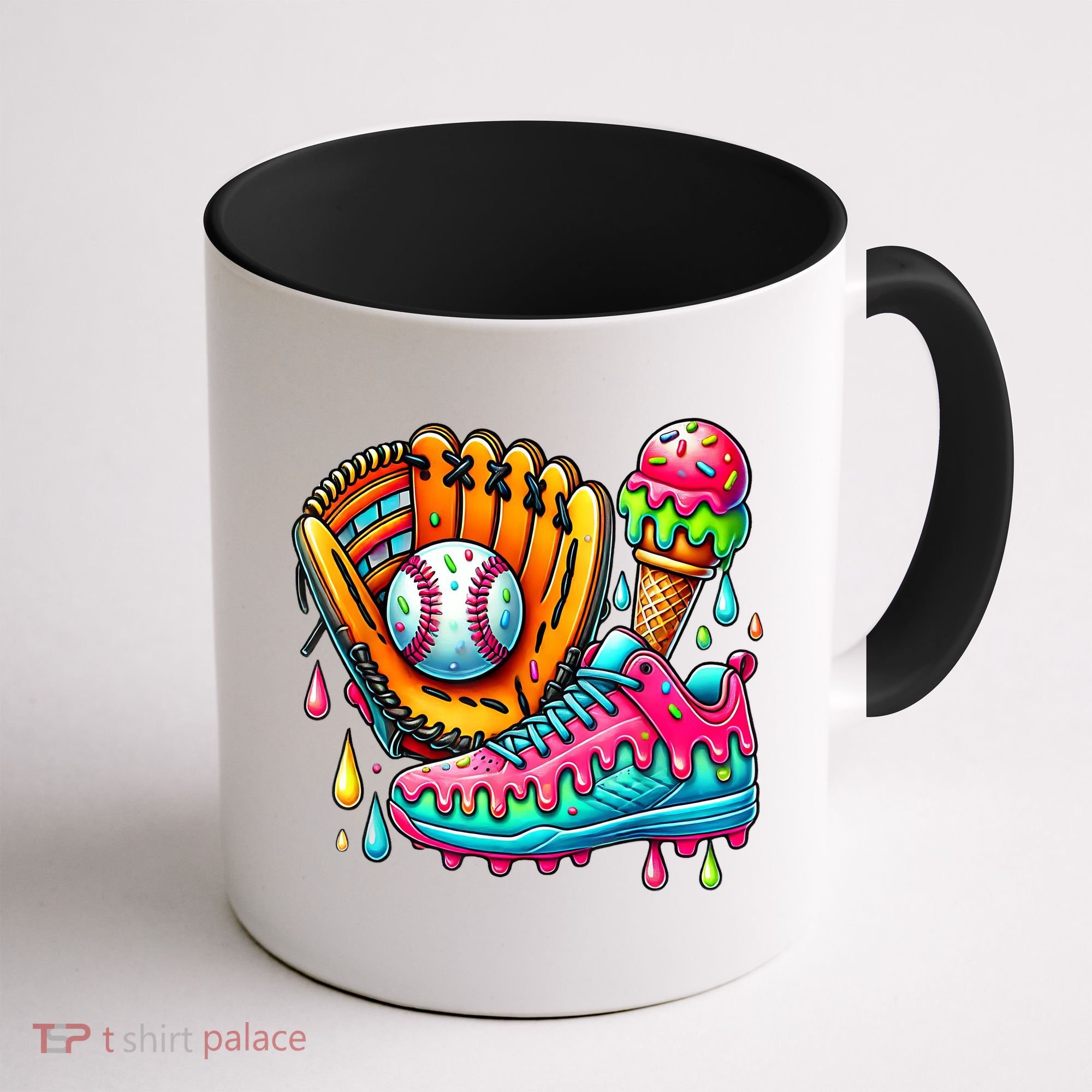 Ice Cream Drip Baseball Stuff Baseball Drip For Boy Coffee Mug