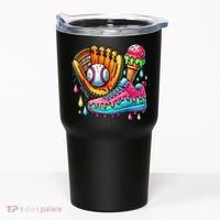 Ice Cream Drip Baseball Stuff Baseball Drip For Boy Tumbler thumb 0