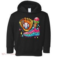 Ice Cream Drip Baseball Stuff Baseball Drip For Boy Toddler Hoodie thumb 0