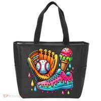 Ice Cream Drip Baseball Stuff Baseball Drip For Boy Tote Bag thumb 0
