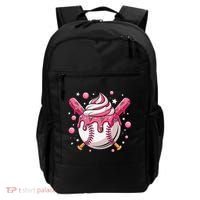 Ice Cream Drip Baseball Stuff Stuff Baseball Backpack thumb 0