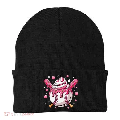 Ice Cream Drip Baseball Stuff Stuff Baseball Beanie