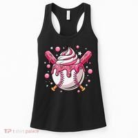Ice Cream Drip Baseball Stuff Stuff Baseball Women's Tank Top thumb 0