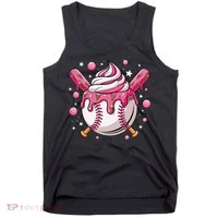 Ice Cream Drip Baseball Stuff Stuff Baseball Tank Top thumb 0