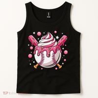 Ice Cream Drip Baseball Stuff Stuff Baseball Tank Top thumb 2
