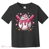 Ice Cream Drip Baseball Stuff Stuff Baseball Toddler T-Shirt thumb 0