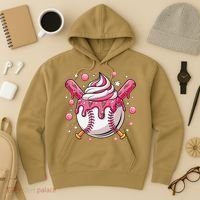 Ice Cream Drip Baseball Stuff Stuff Baseball Hoodie thumb 3