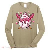 Ice Cream Drip Baseball Stuff Stuff Baseball Long Sleeve Shirt thumb 0