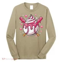 Ice Cream Drip Baseball Stuff Stuff Baseball Long Sleeve Shirt thumb 0