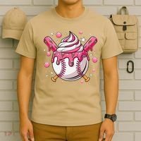 Ice Cream Drip Baseball Stuff Stuff Baseball T-Shirt thumb 6