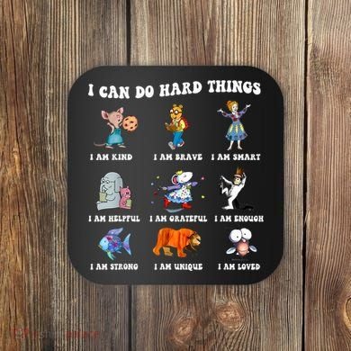 I Can Do Hard Things Teacher Back To School ChildrenS Book Coaster