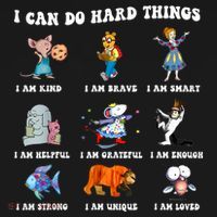 I Can Do Hard Things Teacher Back To School ChildrenS Book Women's Hoodie thumb 2