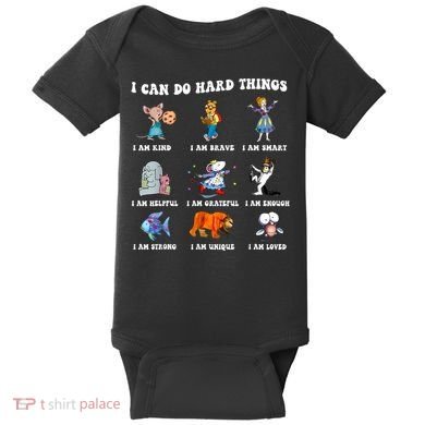 I Can Do Hard Things Teacher Back To School ChildrenS Book Baby Bodysuit