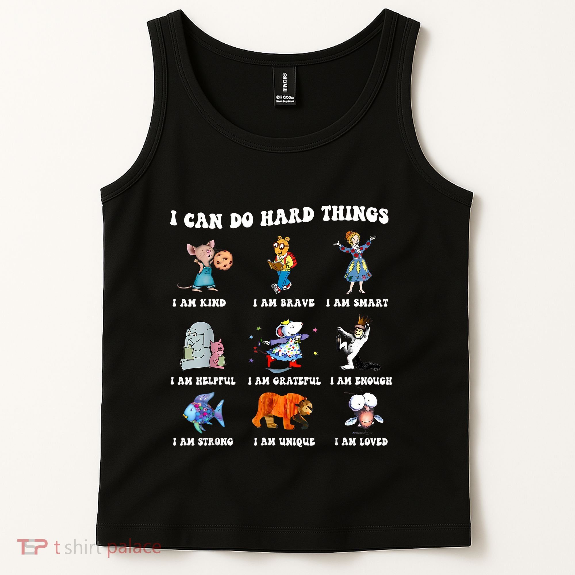 I Can Do Hard Things Teacher Back To School ChildrenS Book Tank Top