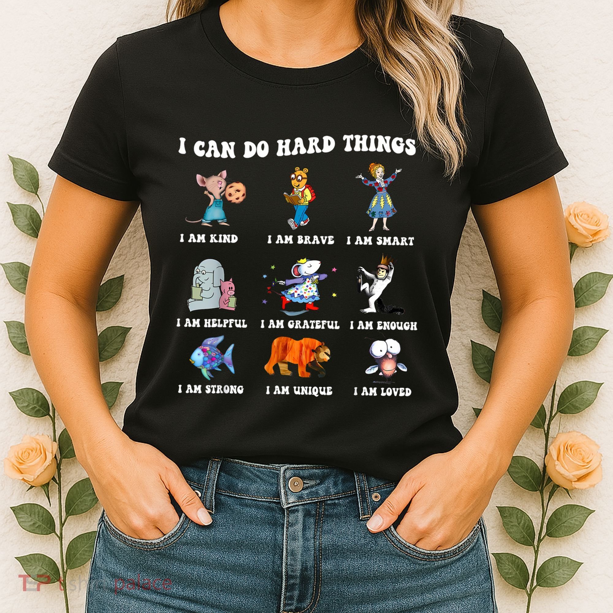 I Can Do Hard Things Teacher Back To School ChildrenS Book Women's T-Shirt