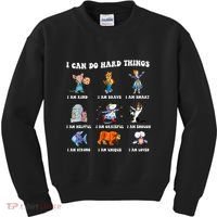 I Can Do Hard Things Teacher Back To School ChildrenS Book Kids Sweatshirt thumb 0