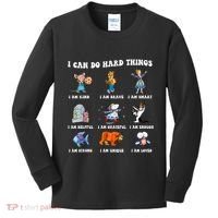 I Can Do Hard Things Teacher Back To School ChildrenS Book Kids Long Sleeve Shirt thumb 0