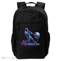 Ice Cream Drip Baseball Bat Baseball Player Backpack thumb 0