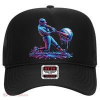 Ice Cream Drip Baseball Bat Baseball Player Hat thumb 0