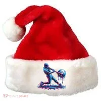 Ice Cream Drip Baseball Bat Baseball Player Santa Hat thumb 0