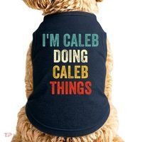 IM Caleb Doing Caleb Things Funny Doggie Tank thumb 0