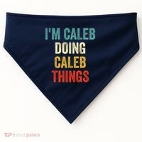 IM Caleb Doing Caleb Things Funny USA-Made Doggie Bandana thumb 0
