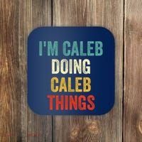 IM Caleb Doing Caleb Things Funny Coaster thumb 0