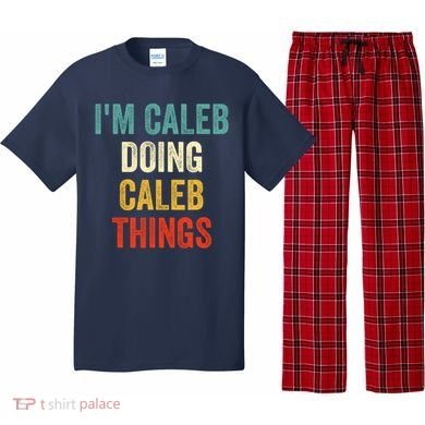 IM Caleb Doing Caleb Things Funny Pajama Set