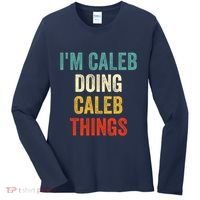 IM Caleb Doing Caleb Things Funny Women's Long Sleeve Shirt thumb 0