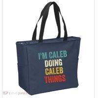 IM Caleb Doing Caleb Things Funny Tote Bag thumb 2