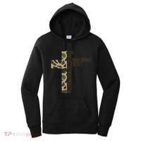 I Can Do All Things Through Christ Who Strengthens Me Camo Women's Hoodie thumb 0