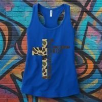 I Can Do All Things Through Christ Who Strengthens Me Camo Women's Tank Top thumb 3