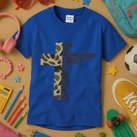 I Can Do All Things Through Christ Who Strengthens Me Camo Kids T-Shirt thumb 3