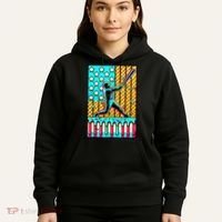 Ice Cream Drip Baseball Stuff Drip For Boy American Flag  Hoodie thumb 5