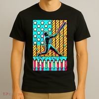 Ice Cream Drip Baseball Stuff Drip For Boy American Flag  T-Shirt thumb 3