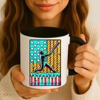 Ice Cream Drip Baseball Stuff Drip For Boy American Flag  Coffee Mug thumb 3