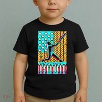 Ice Cream Drip Baseball Stuff Drip For Boy American Flag  Toddler T-Shirt thumb 2