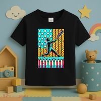 Ice Cream Drip Baseball Stuff Drip For Boy American Flag  Toddler T-Shirt thumb 3
