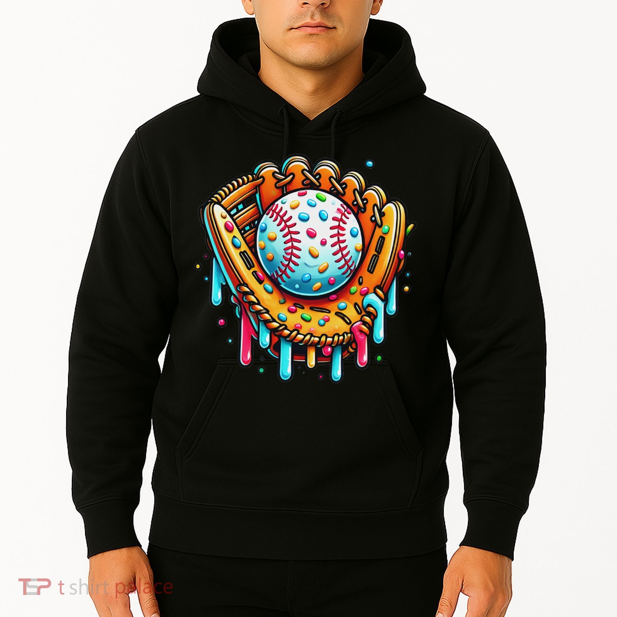 Ice Cream Drip Baseball Stuff Baseball Drip For Hoodie