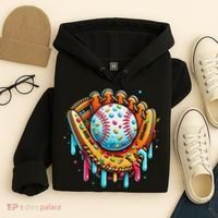 Ice Cream Drip Baseball Stuff Baseball Drip For Hoodie thumb 4