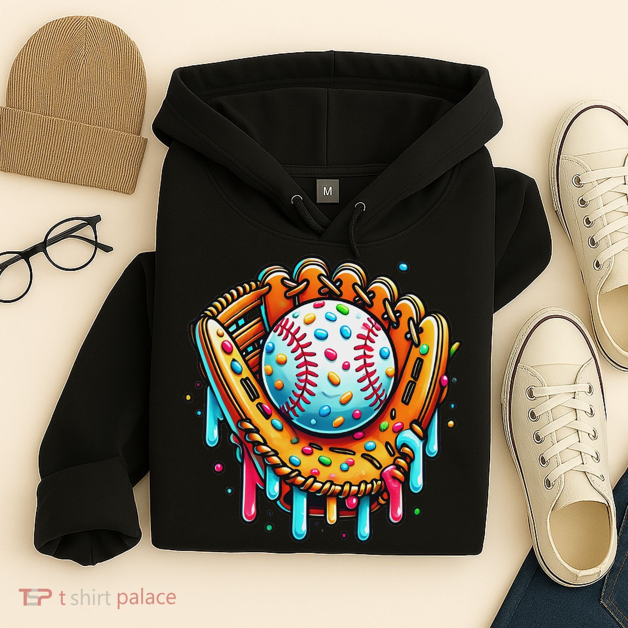 Ice Cream Drip Baseball Stuff Baseball Drip For Hoodie