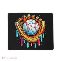 Ice Cream Drip Baseball Stuff Baseball Drip For Mousepad thumb 0