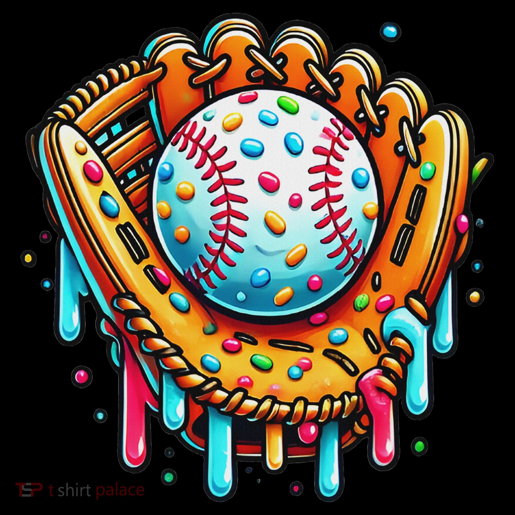 Ice Cream Drip Baseball Stuff Baseball Drip For Women's Tank Top