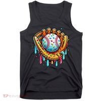 Ice Cream Drip Baseball Stuff Baseball Drip For Tank Top thumb 0