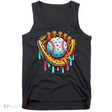 Ice Cream Drip Baseball Stuff Baseball Drip For Tank Top